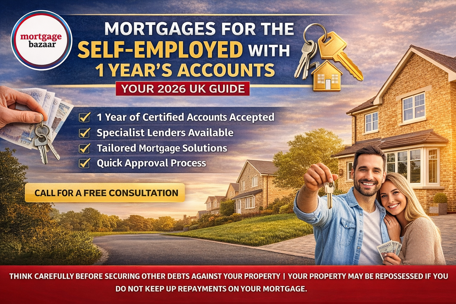 Mortgages for the Self-Employed with 1 Year’s Accounts: Your 2026 UK Guide