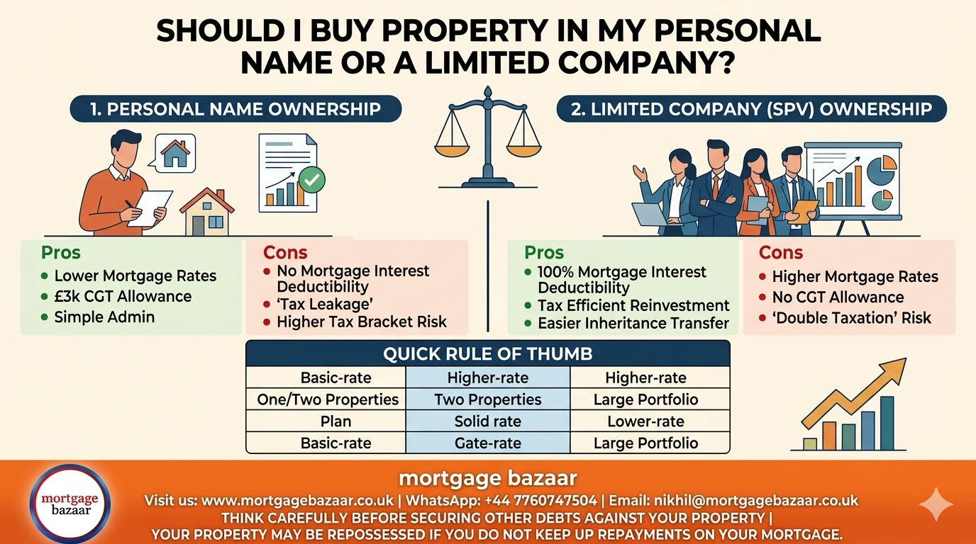 Should I buy property in my personal name or a limited company?